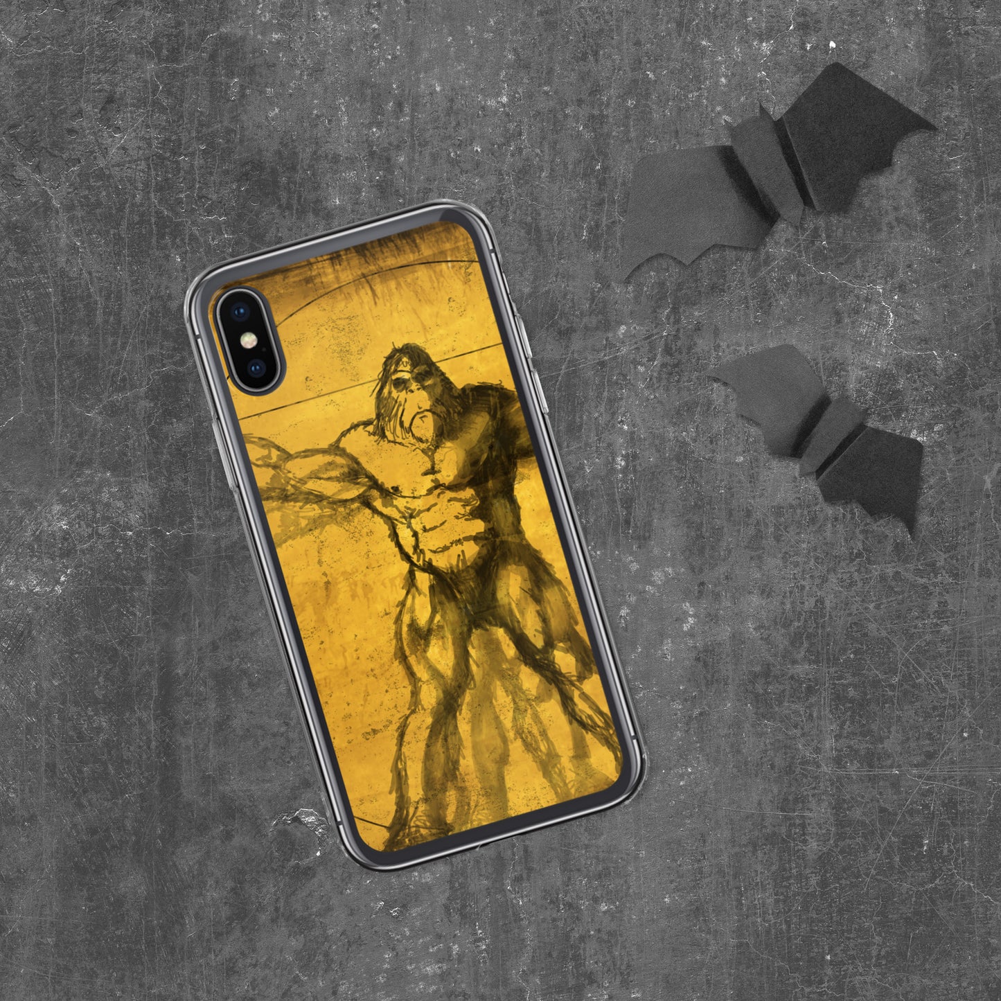 Vitruvian Bigfoot Clear Case for iPhone®