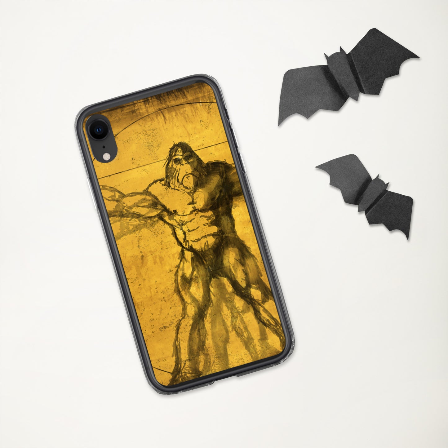 Vitruvian Bigfoot Clear Case for iPhone®