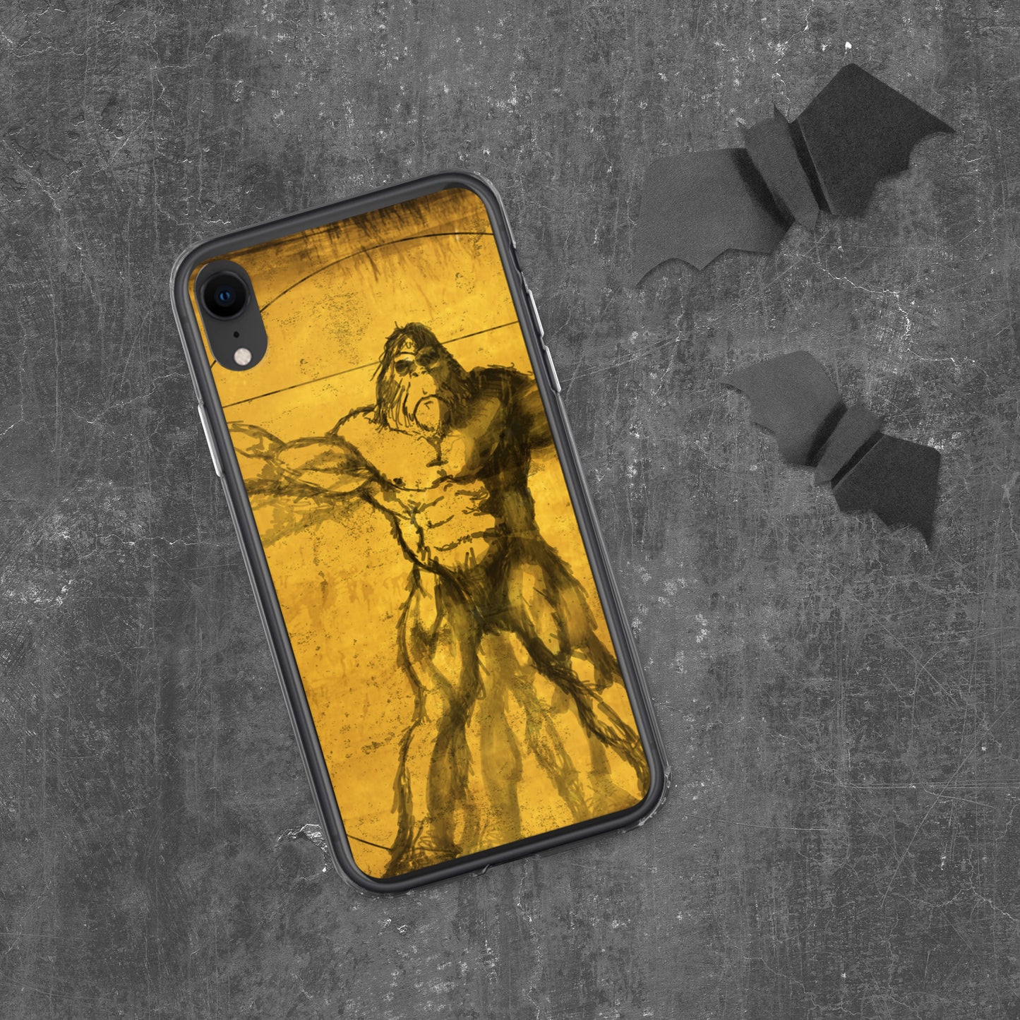 Vitruvian Bigfoot Clear Case for iPhone®