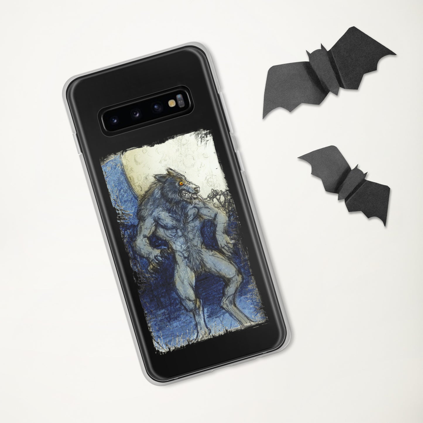 Blue Moon Werewolf Clear Case for Samsung®