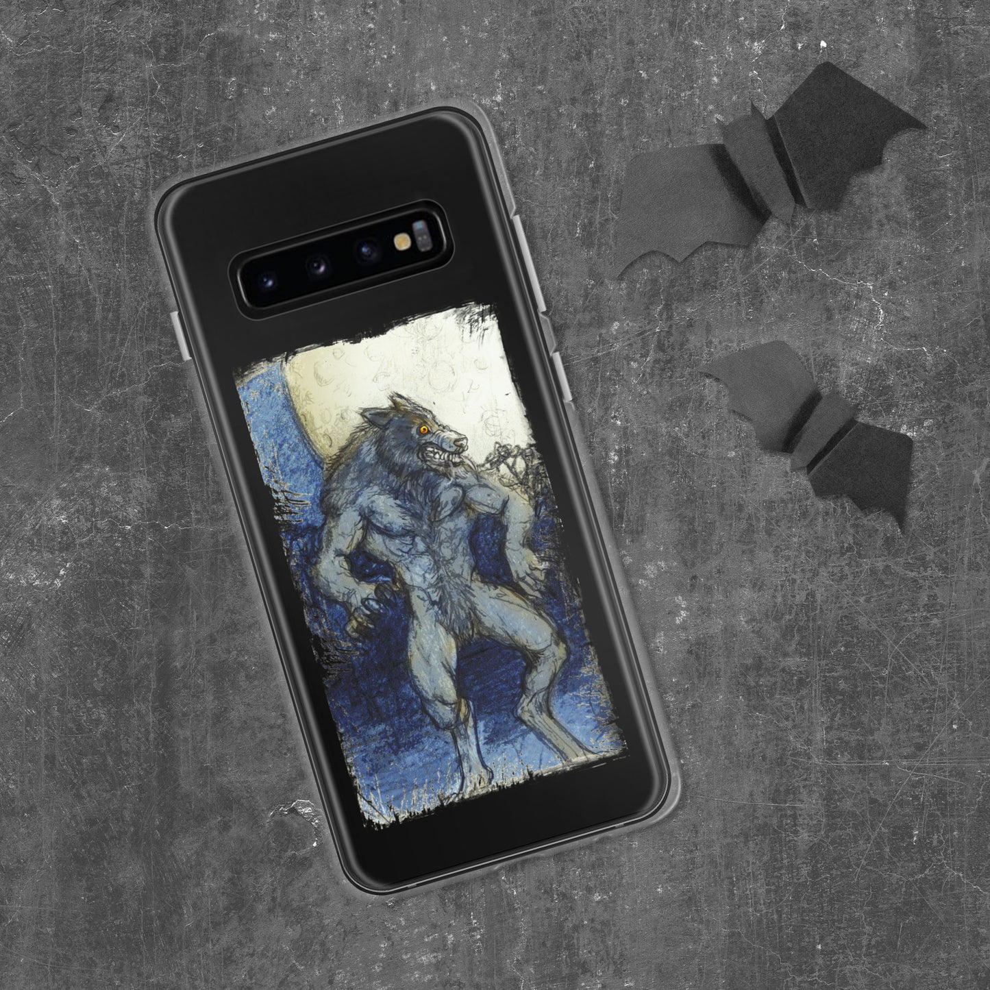 Blue Moon Werewolf Clear Case for Samsung®