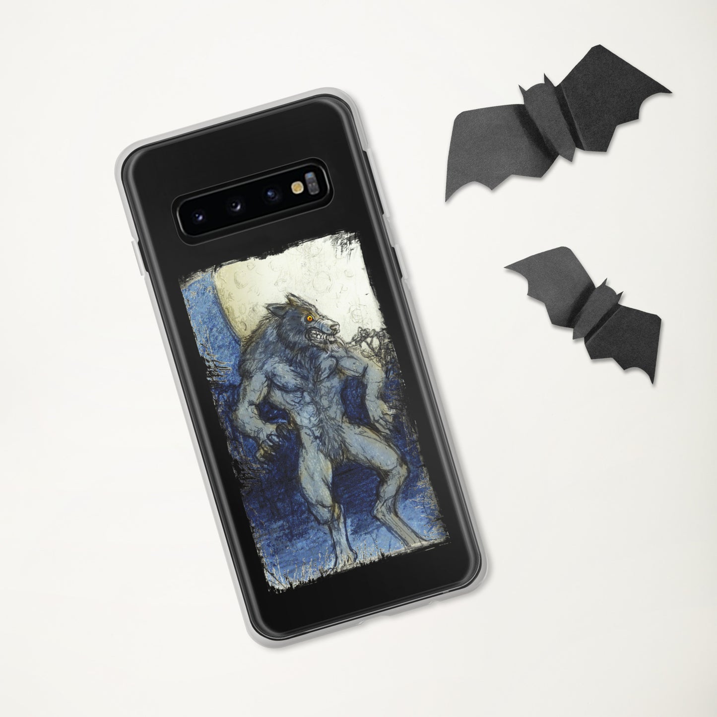 Blue Moon Werewolf Clear Case for Samsung®