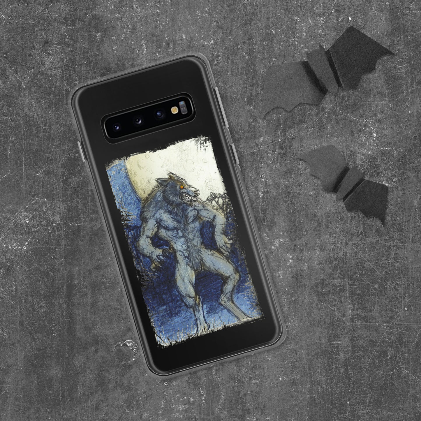 Blue Moon Werewolf Clear Case for Samsung®