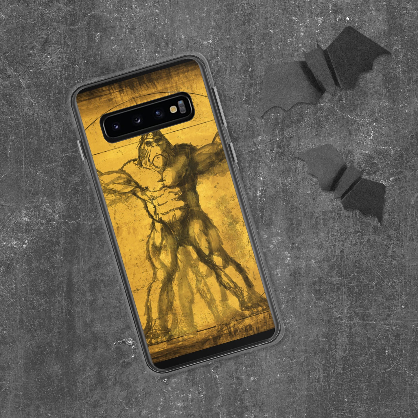 Vitruvian Bigfoot Clear Case for Samsung®