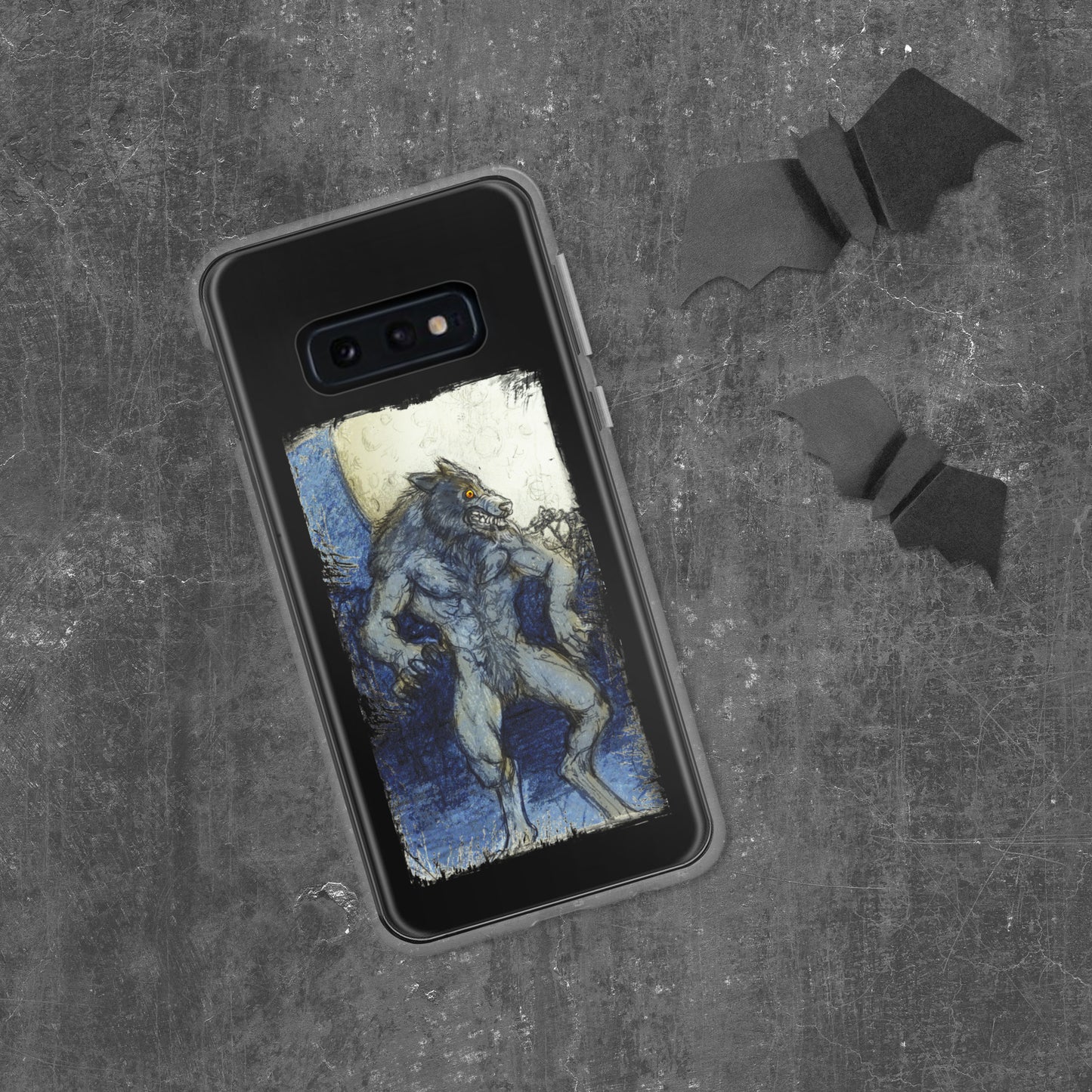 Blue Moon Werewolf Clear Case for Samsung®