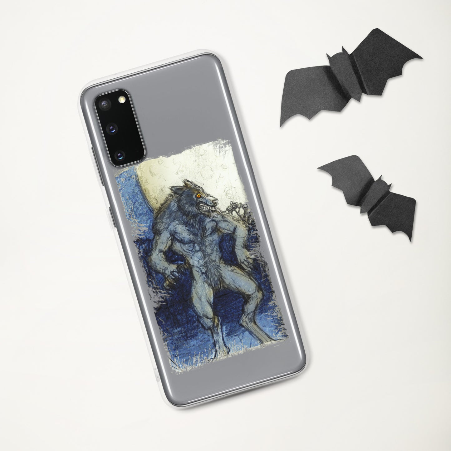 Blue Moon Werewolf Clear Case for Samsung®