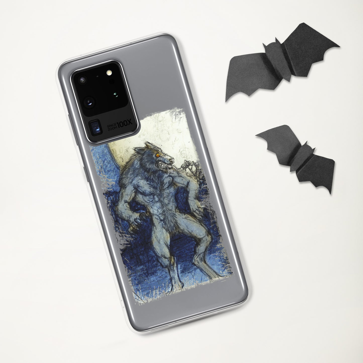 Blue Moon Werewolf Clear Case for Samsung®