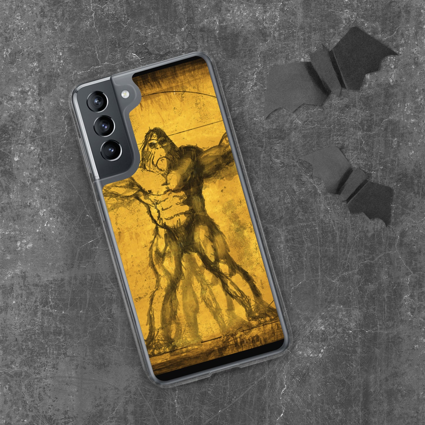 Vitruvian Bigfoot Clear Case for Samsung®