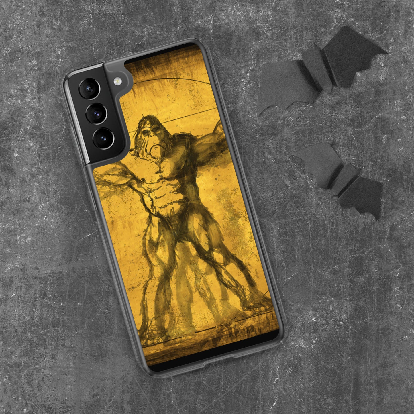 Vitruvian Bigfoot Clear Case for Samsung®