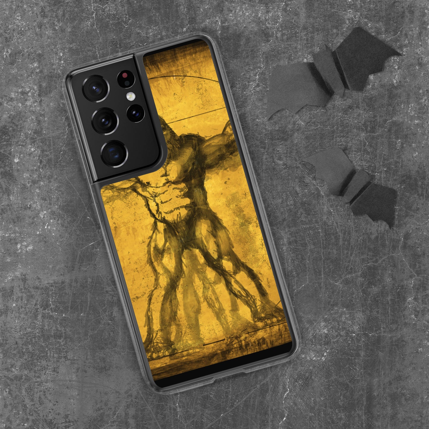 Vitruvian Bigfoot Clear Case for Samsung®