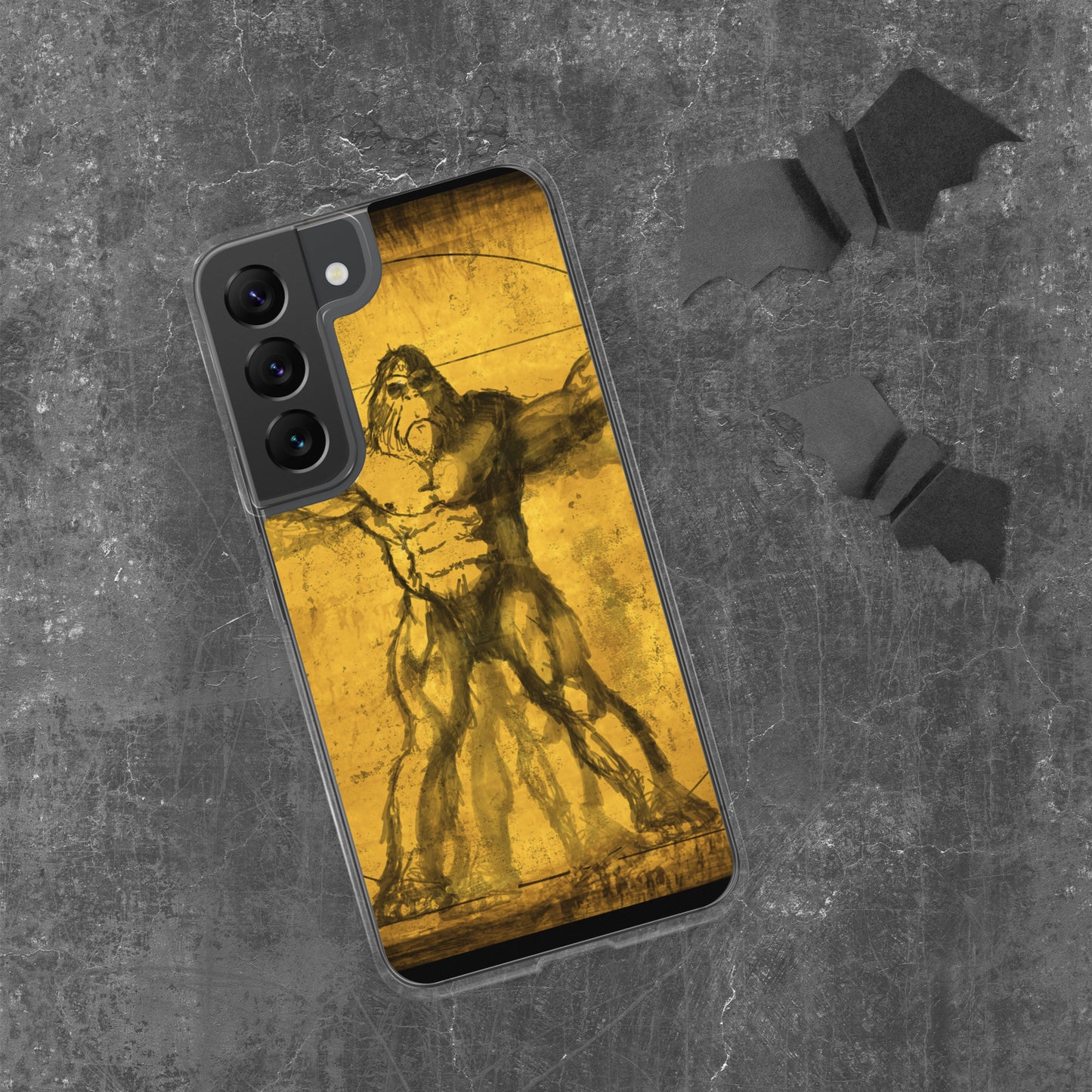Vitruvian Bigfoot Clear Case for Samsung®