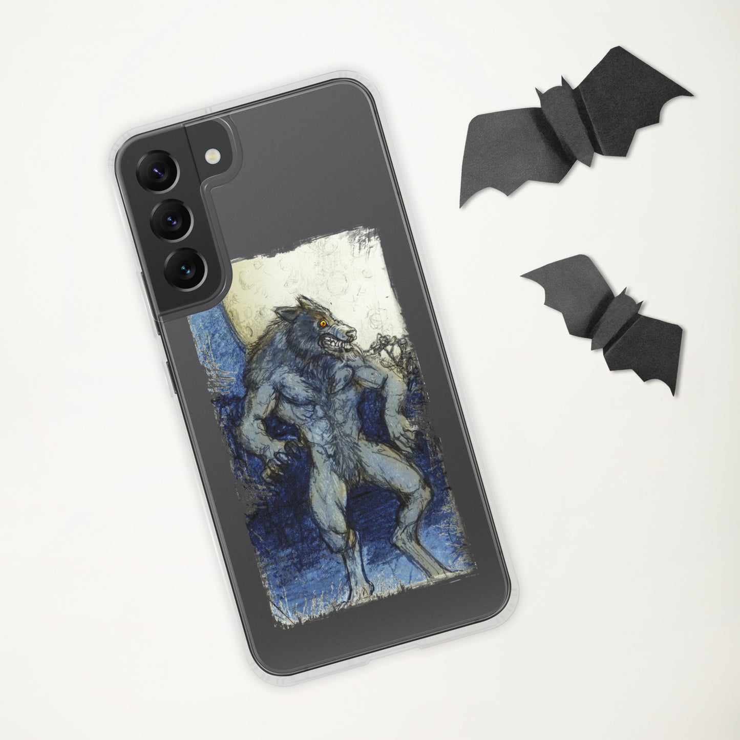 Blue Moon Werewolf Clear Case for Samsung®