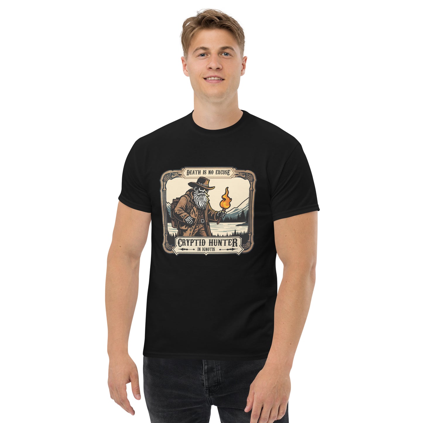Undead Cryptid Hunter Men's classic tee
