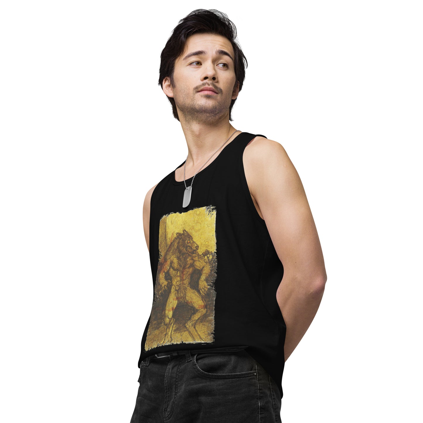 Full Moon Men’s premium tank top