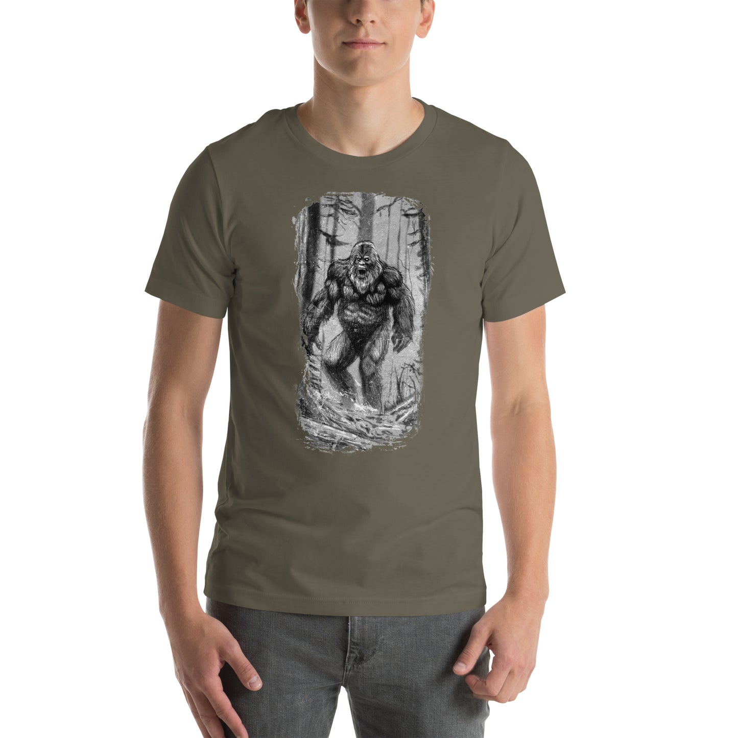 Engraved Bigfoot Unisex t-shirt