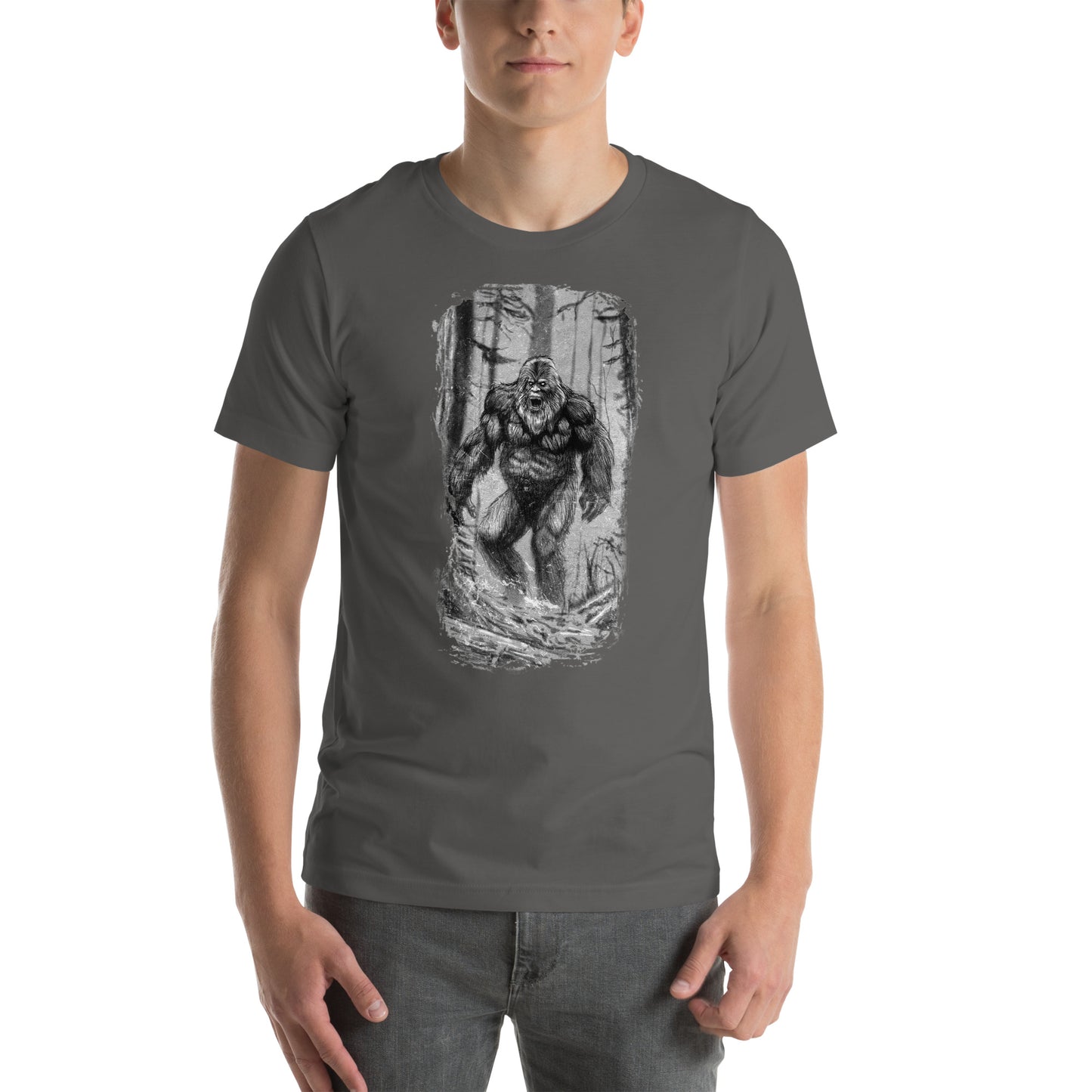 Engraved Bigfoot Unisex t-shirt