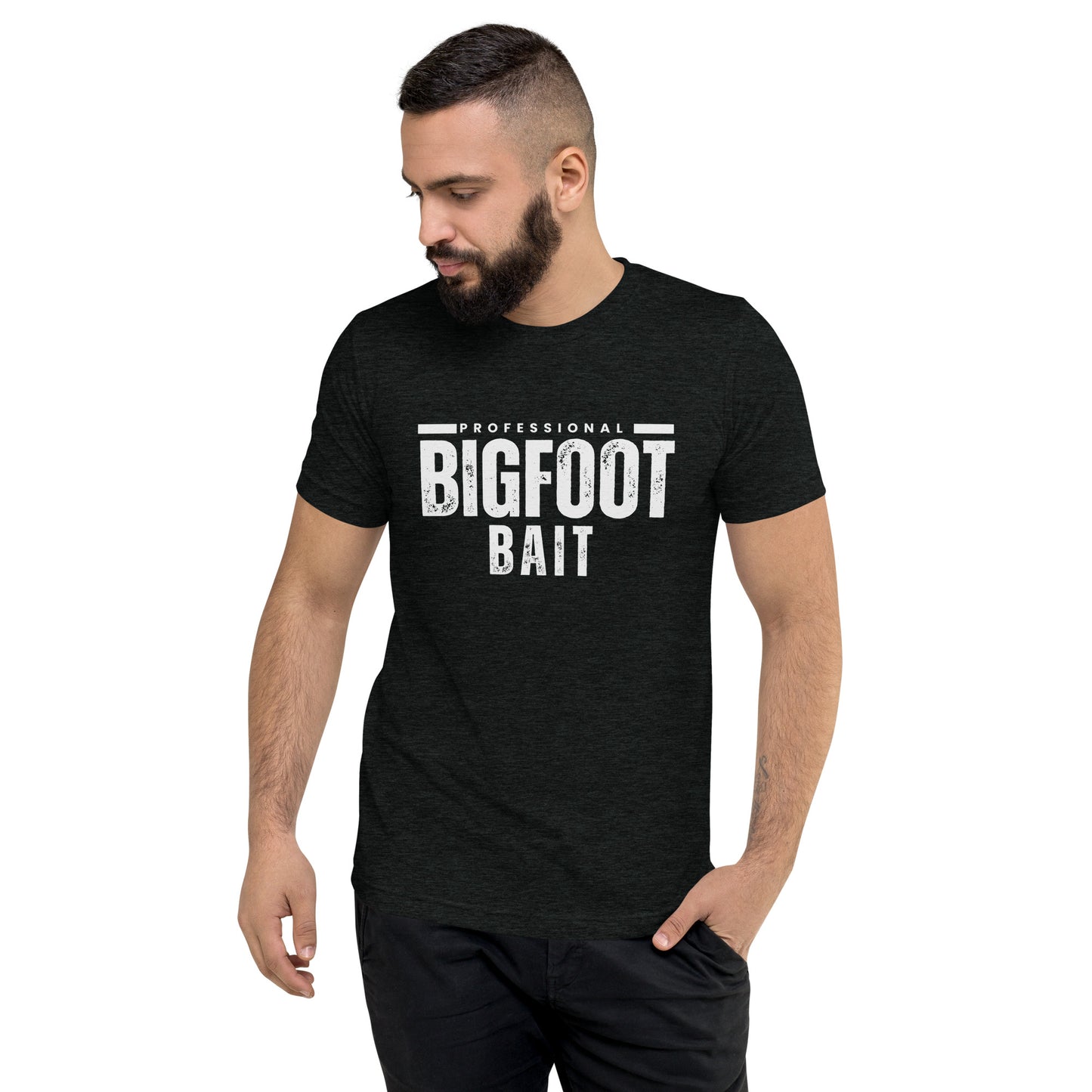 Professional Bigfoot Bait Unisex Short sleeve t-shirt: Stand still and in style!