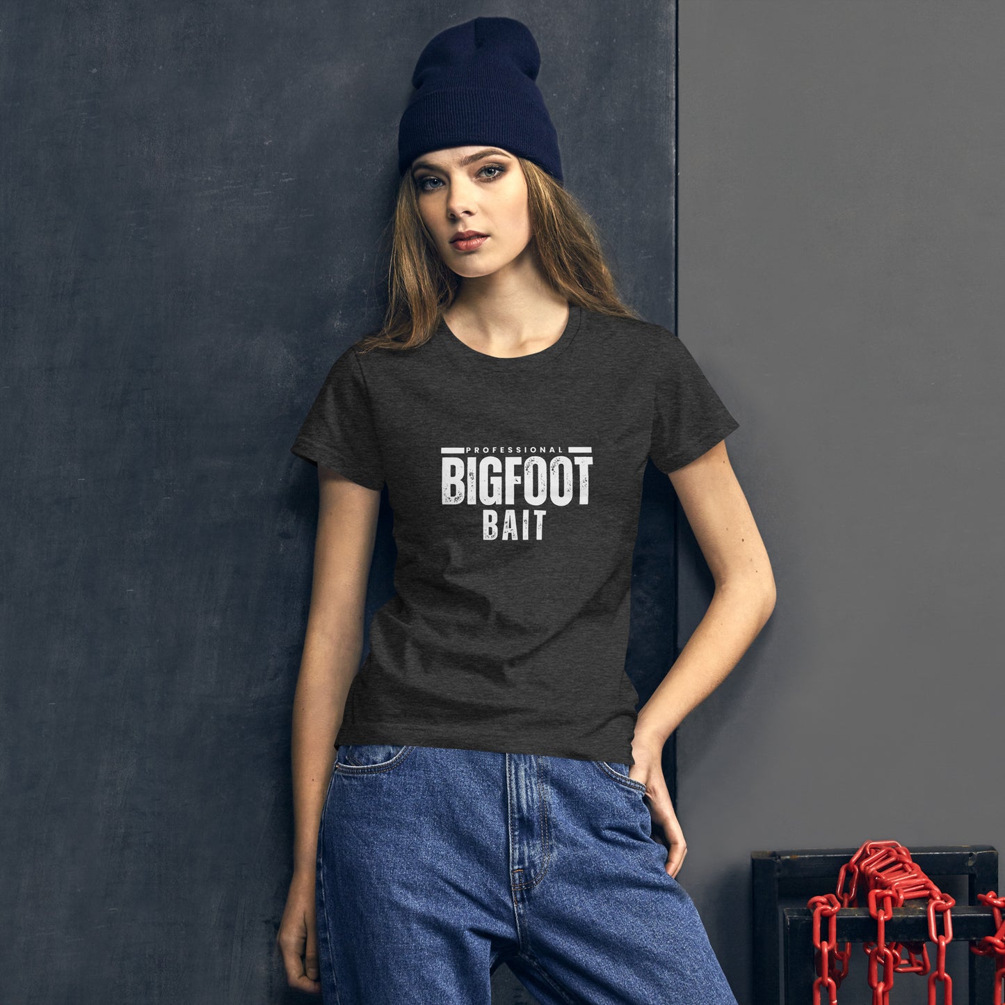 Professional Bigfoot Bait Women's short sleeve T-Shirt: Stand Out in Style!