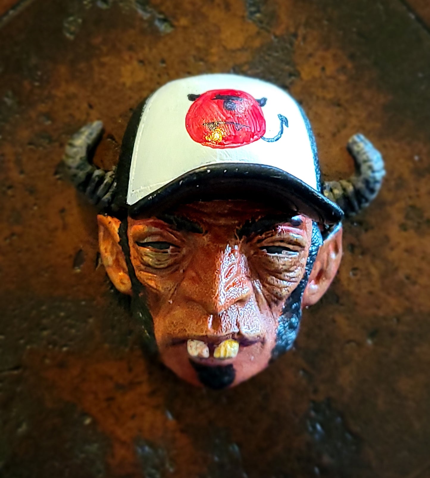 Jersey Devil, Beelzabubba 3D sculpted magnet with Jersey Devil cap