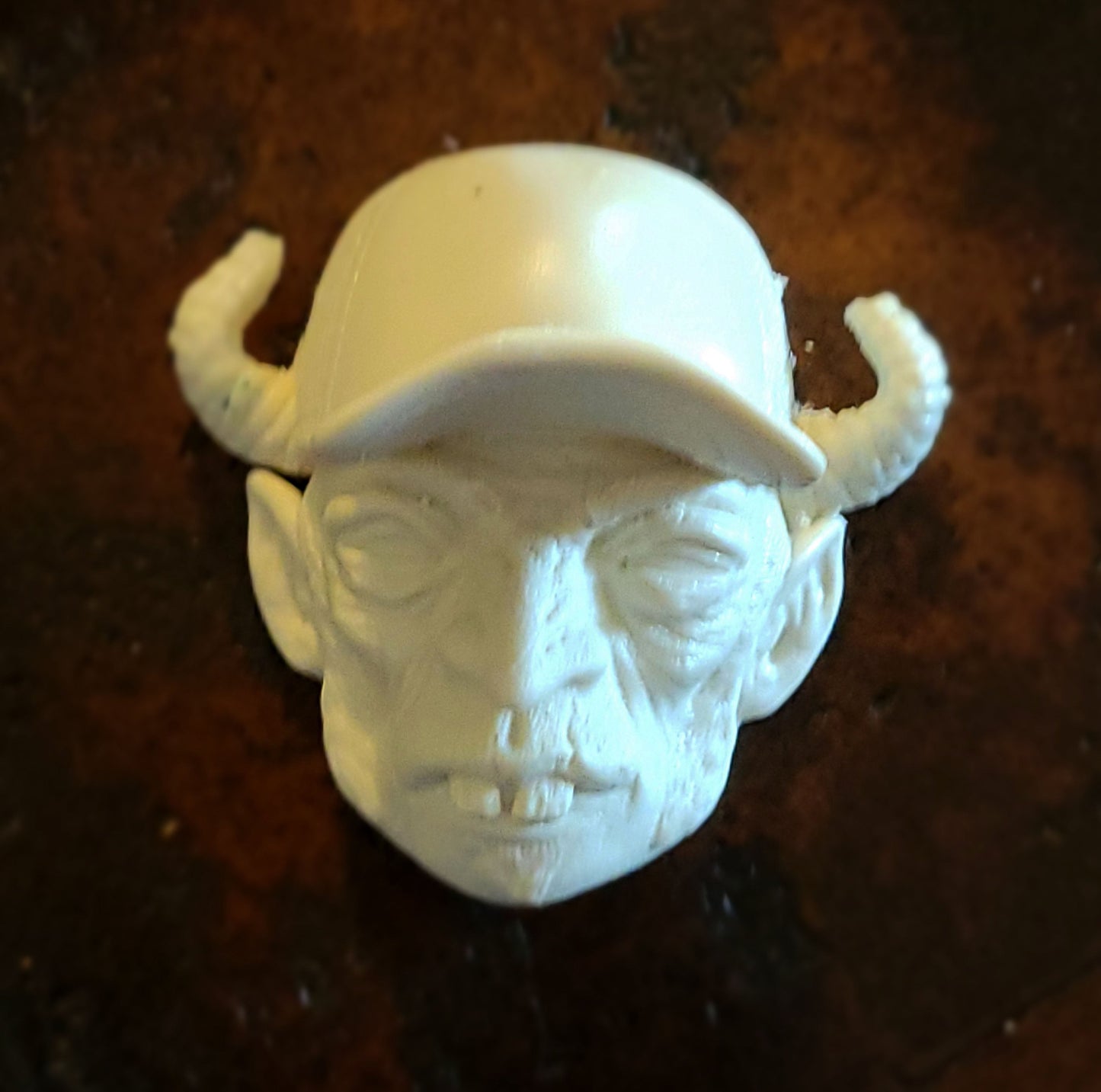 Unpainted Jersey Devil, Beelzabubba 3D sculpted magnet with cap