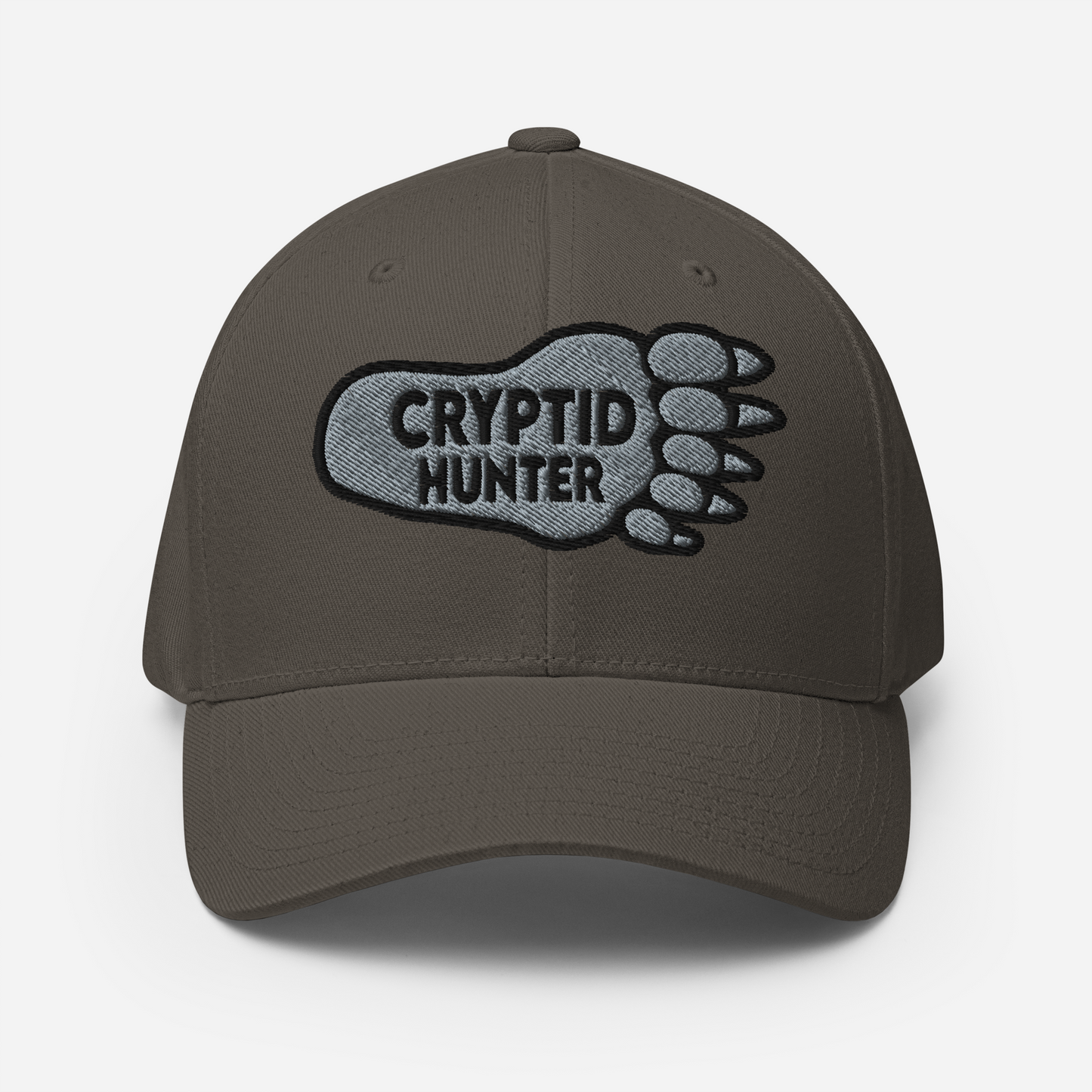 Dark Grey Cryptid Hunter Structured Twill Cap cryptidcurosities