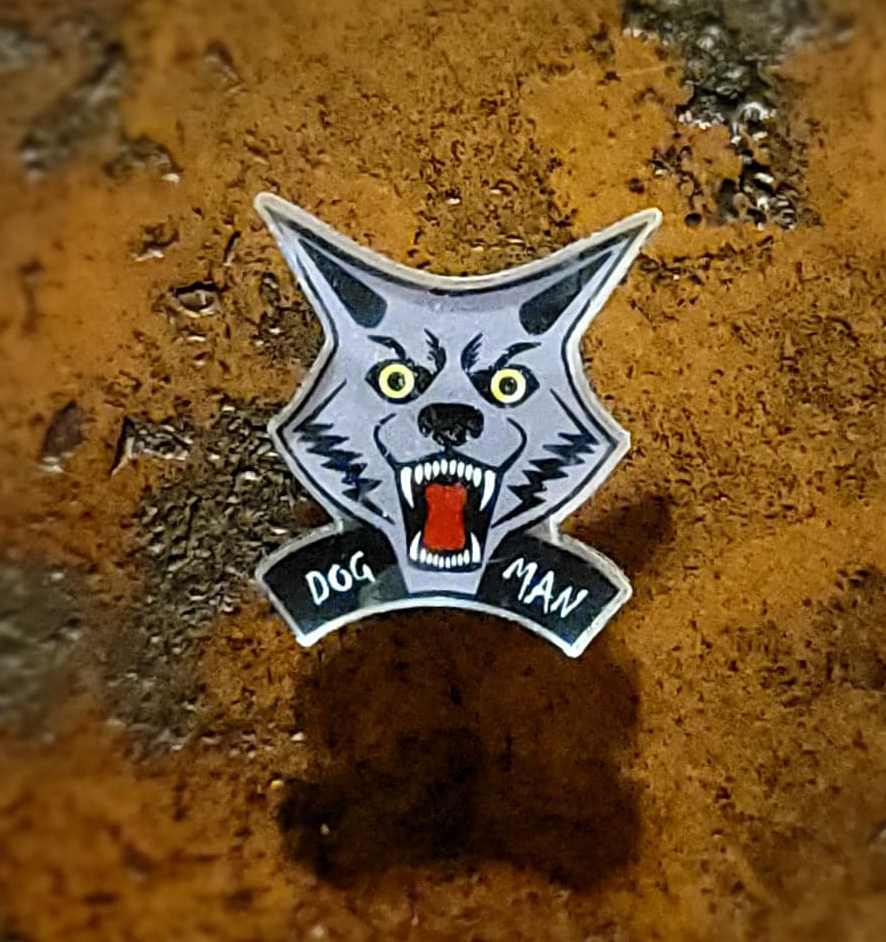Dogman Acrylic Pin cryptidcurosities
