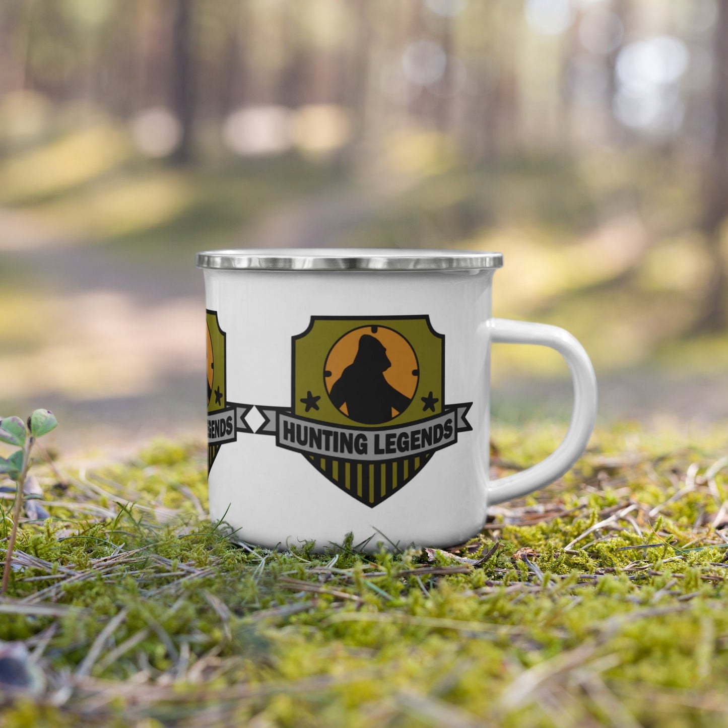 Hunting Legends Enamel Mug cryptidcurosities