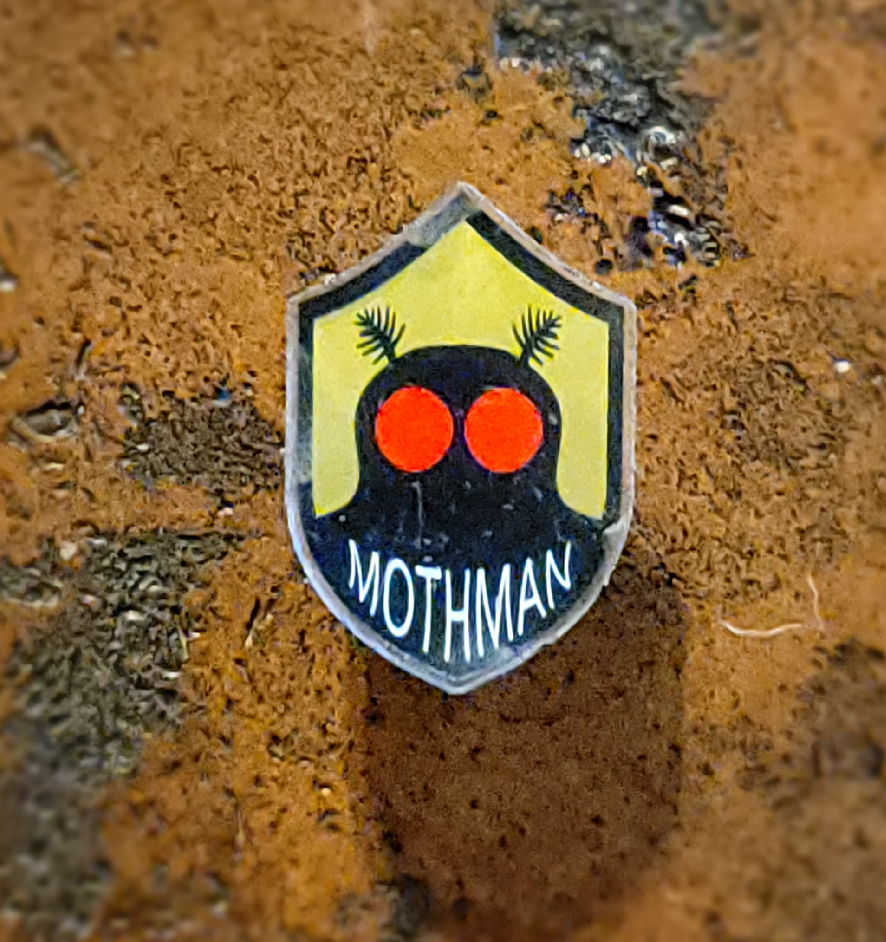 Mothman Acrylic Pin cryptidcurosities
