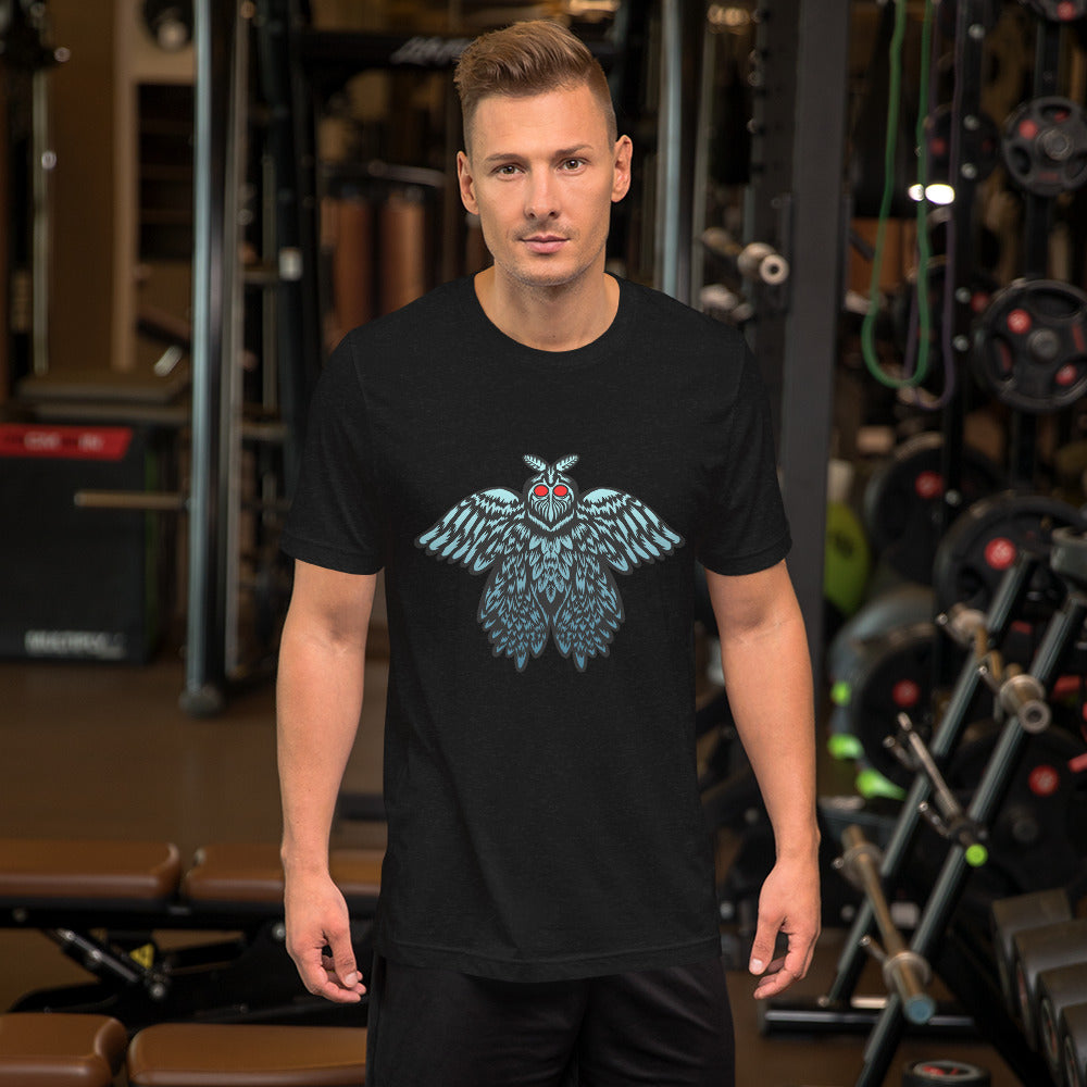 Black Mothman Unisex t-shirt cryptidcurosities