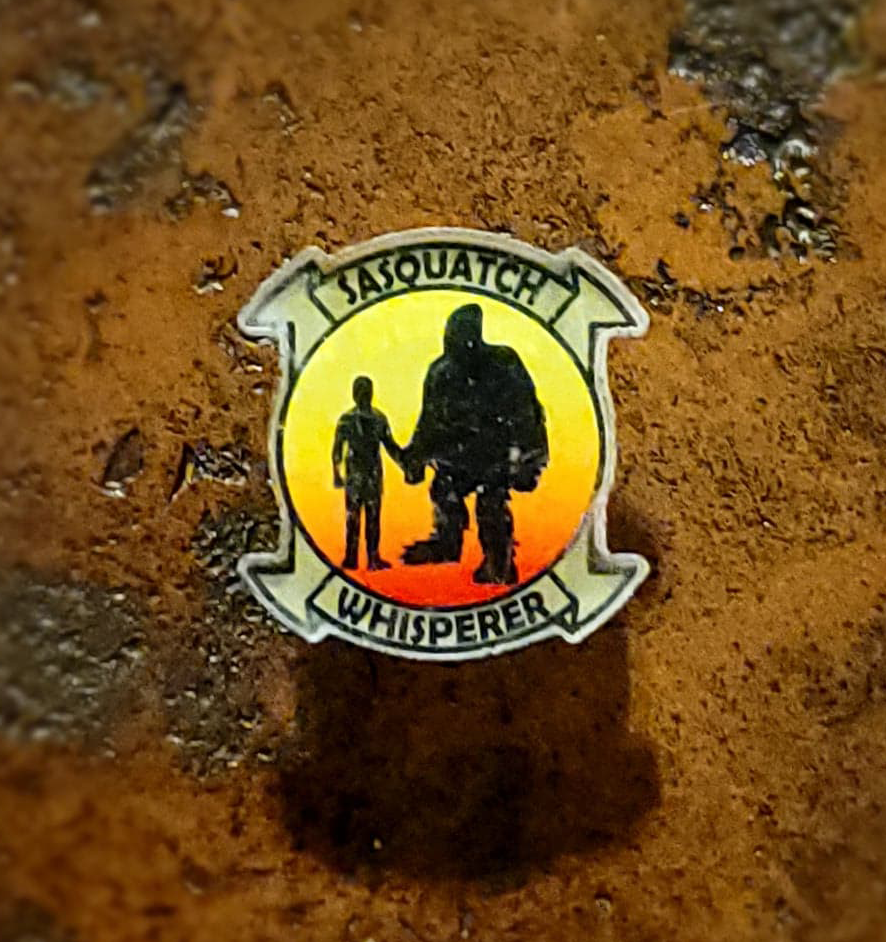 Sasquatch Whisperer Acrylic Pin cryptidcurosities