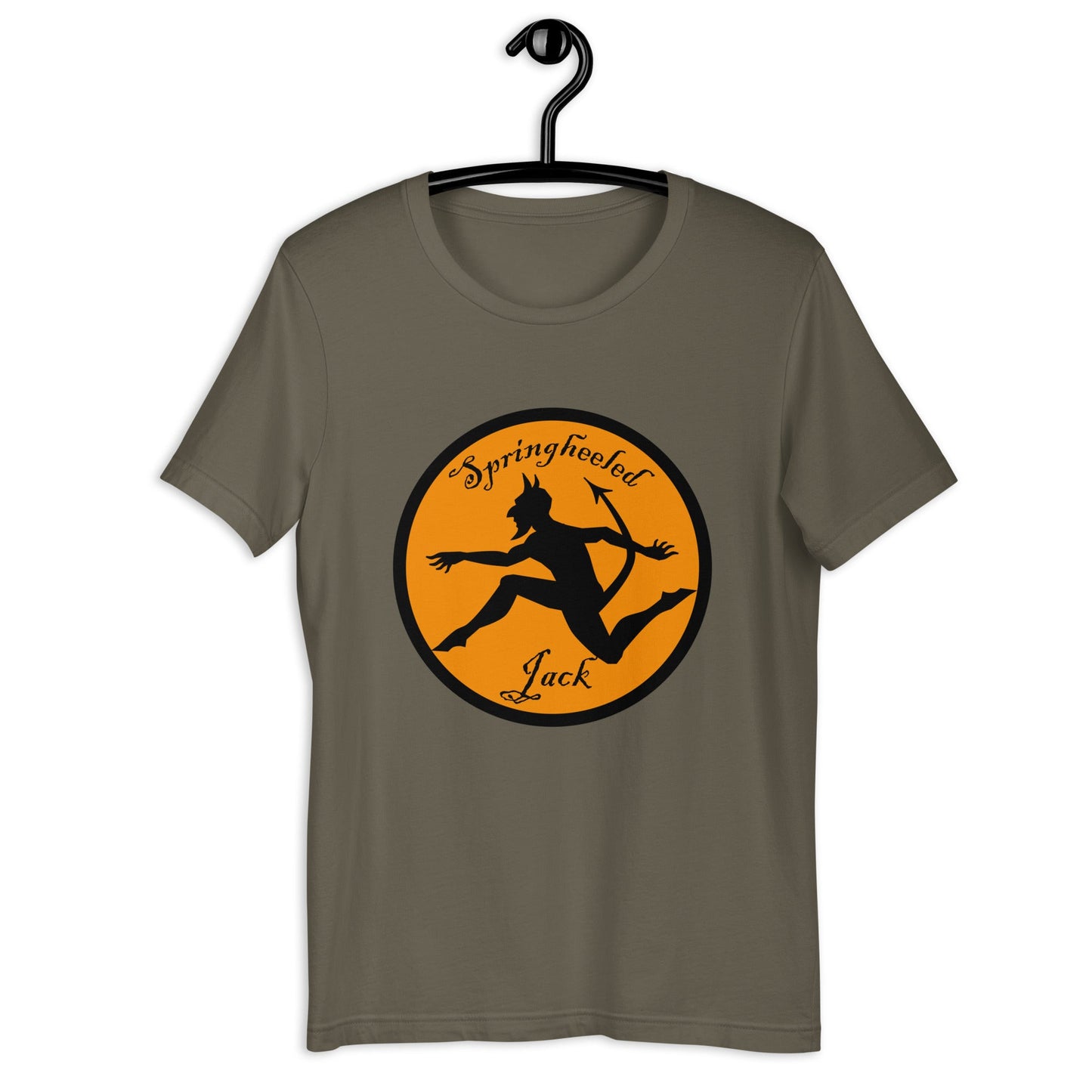 Springheeled Jack Unisex t-shirt cryptidcurosities