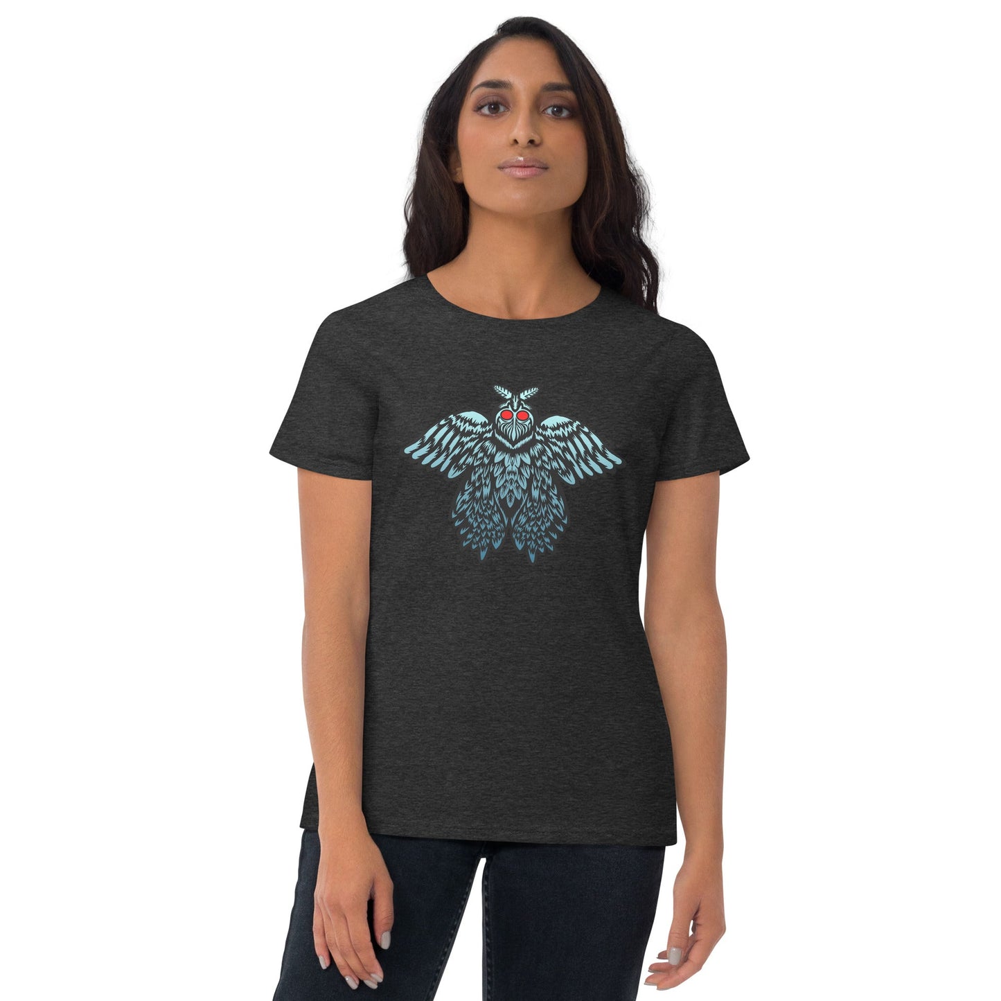 Women's Mothman short sleeve t-shirt cryptidcurosities