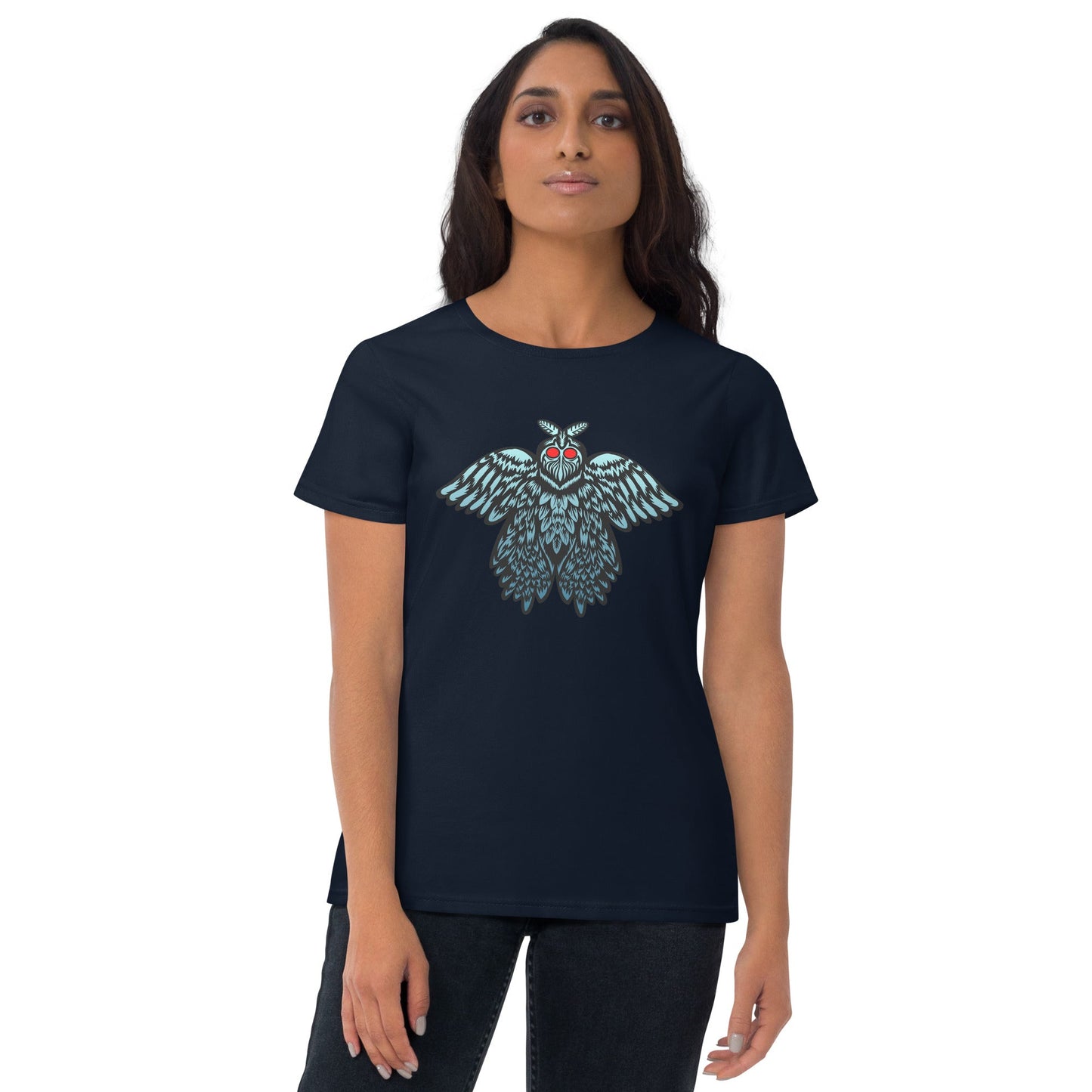 Women's Mothman short sleeve t-shirt cryptidcurosities