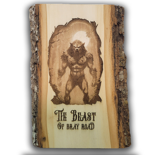 Beast of Bray Road - Engraved Wood Panel