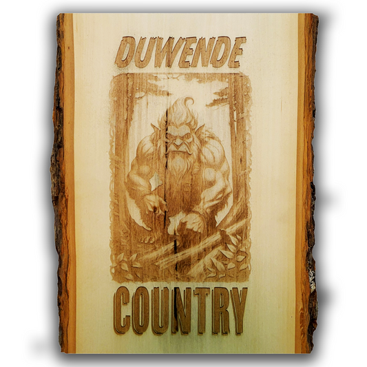 Duende - Engraved Wood Panel