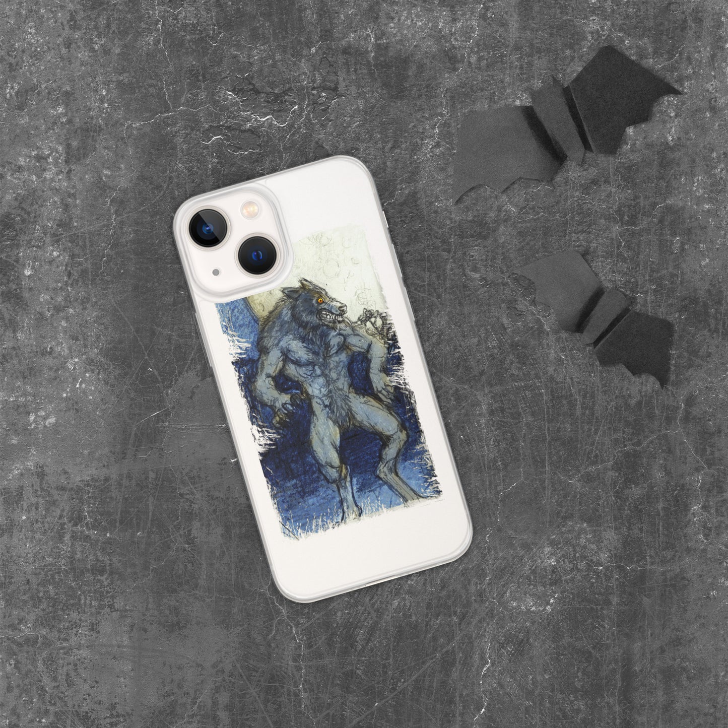 Blue Moon Werewolf Clear Case for iPhone®