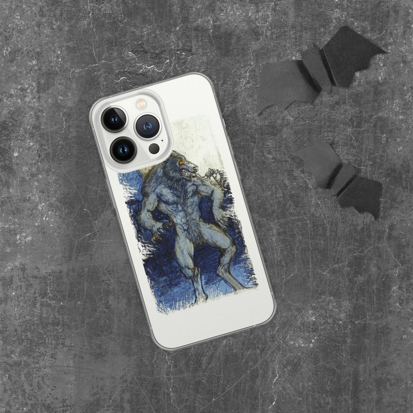 Blue Moon Werewolf Clear Case for iPhone®