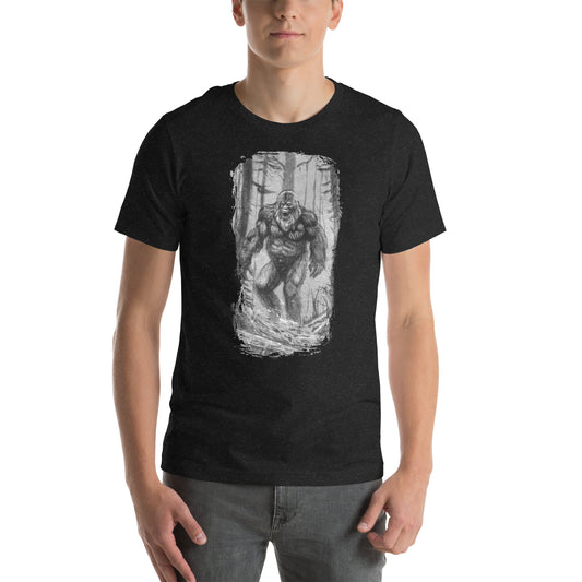 Engraved Bigfoot Unisex t-shirt