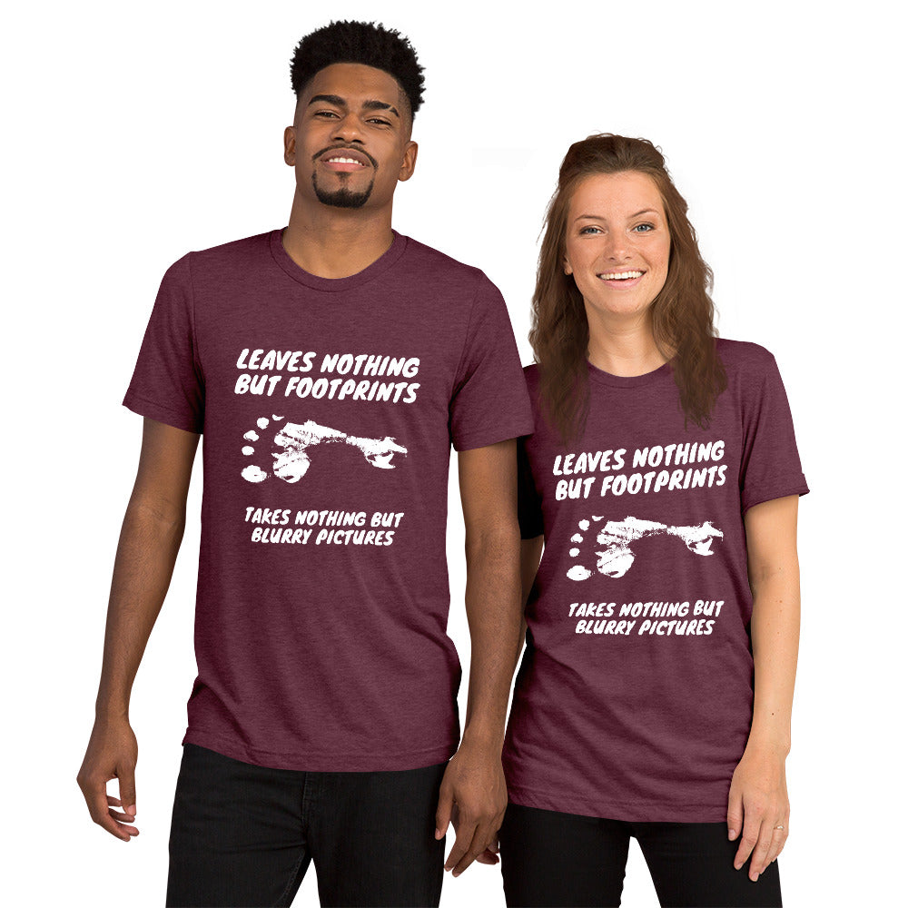 Leaves Nothing but Footprints Short sleeve t-shirt