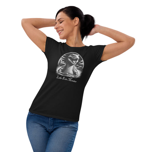 Bessie The Lake Erie Monster - women's short sleeve t-shirt