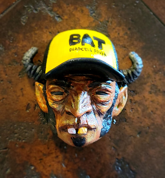 Jersey Devil, Beelzabubba 3D sculpted magnet with BAT cap