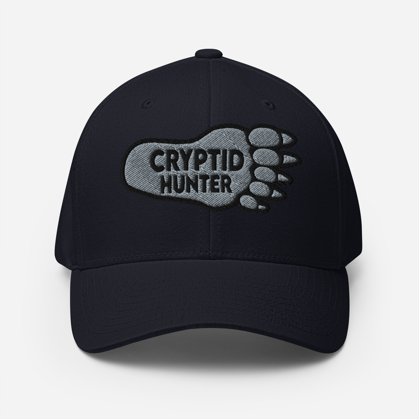 Dark Navy Cryptid Hunter Structured Twill Cap cryptidcurosities