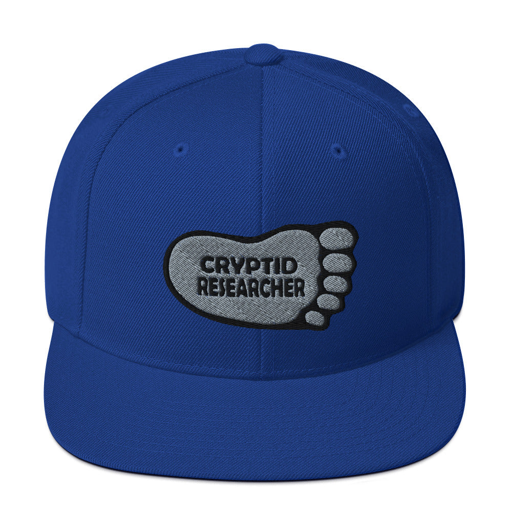 Royal Blue Cryptid Researcher Snapback Hat cryptidcurosities