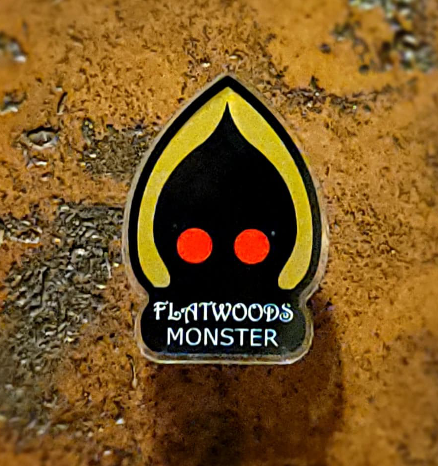 Flatwoods Monster Acrylic Pin cryptidcurosities