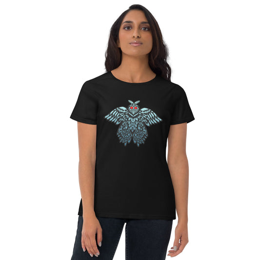 Women's Mothman short sleeve t-shirt cryptidcurosities